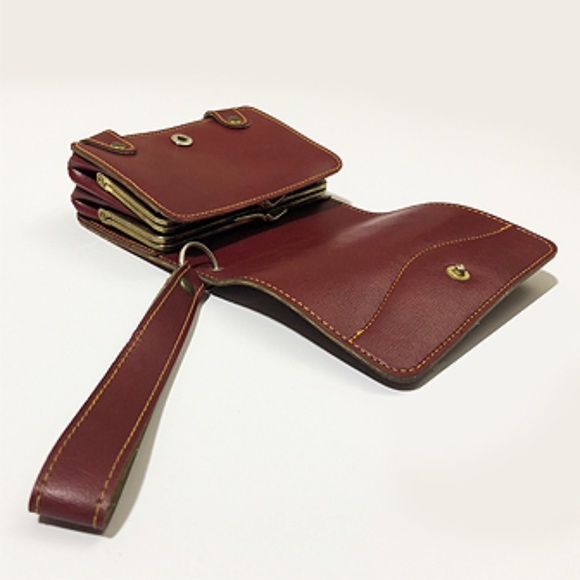 Old Fashion Vintage Clasp Closure Wristlet Wallet - Picture 7 of 11